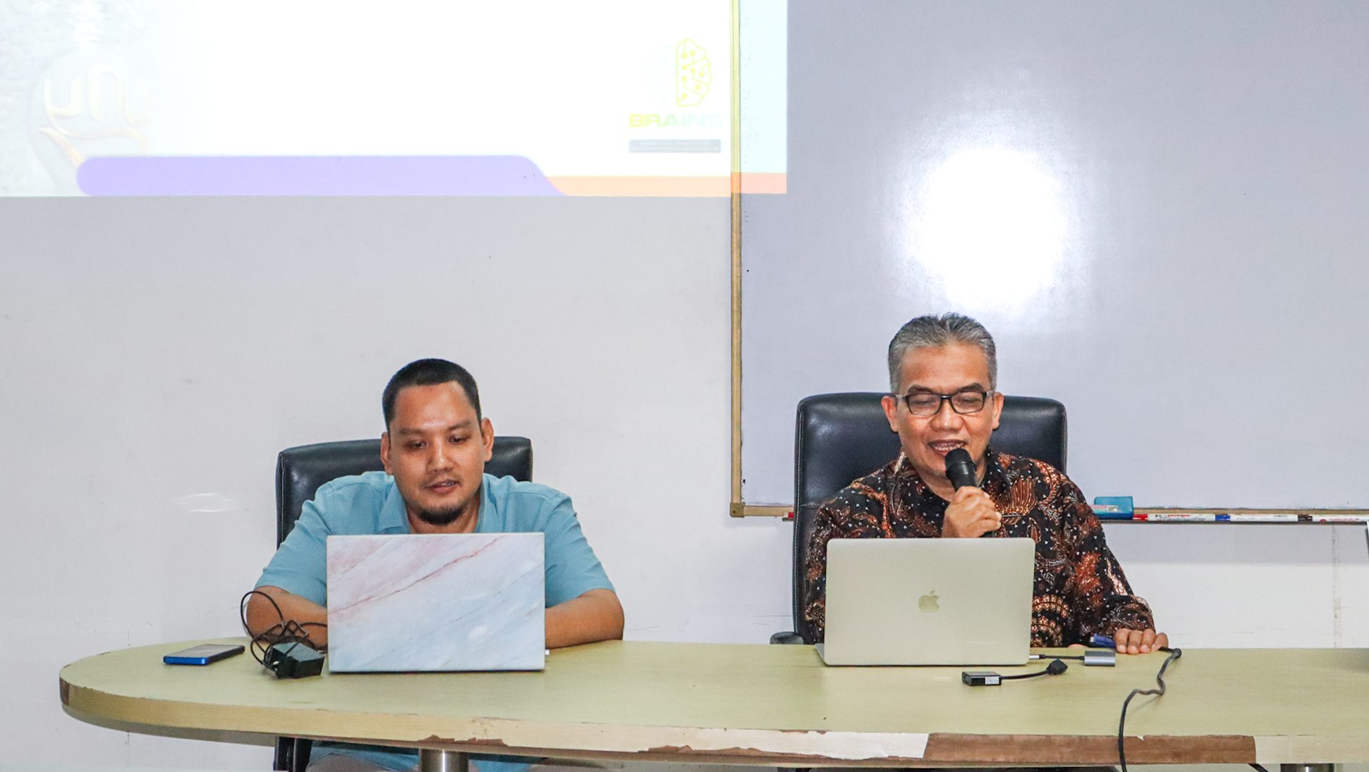 Diskusi PT VILABS dan pihak BRAINS UNY